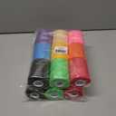 2 x 9 Pack Pre Wrap Athletic, 2.75 Inches X 12 Yards Multi-Color Prewrap Athletic Tape for Hair Soccer, Sports Pre Wrap Tape, Pre-Wrap Foam Underwrap Tape Ankles Wrists Hands Knees Elbows