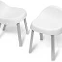Skip Hop Toddler's Activity Chairs, Set of 2, Metal, White