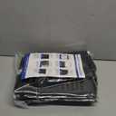 Magnetic Screen Door Mesh Left Right Side Opening Upgraded PET Material Mesh Stronger Than Fiberglass and Polyester,Keep Bugs Out,Pet & Kid Friendly Fit Door Size 96"X80",Screen Size 98''X82'' (Black)