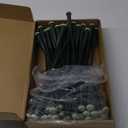 Tessco 90 Pcs 12 Inch Green Floral Water Tubes Plastic Flower Water Tubes Picks Supplies for Fresh Flowers with Rubber Caps for Flower Stem Arrangements Florist Supplies