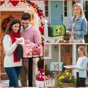 Mailbox Covers Magnetic Standard Size 18" X 21", 3PCS Valentines Day Easter St. Patrick's Day Mailbox Cover, Seasonal Post Letter Box Cover Wraps Decor for Outdoor Garden