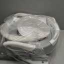 Potty Training Seat with Step Stool Ladder, 3-in-1 Toddler Potty Training Toilet Seat for Boys Girls, Height Adjustable Foldable Toddler Potty with Splash Guard, Non Slip Pad and Safety Handles(Grey)