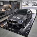 7'9" x 18' Garage Floor Mat 650 GSM Containment Mat for Under Car