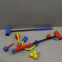 Schildkröt Soft Croquet Set for Children - Foam Croquet Game for Indoor and Outdoor Use - 2 Bats, 2 Balls & 4 Goals - Fun from 3 Years