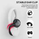 Monster Open Ear AC600 Headphones, Bluetooth 5.4 Wireless Earbuds with HiFi Stereo, Clip-On Earbuds with ENC Clear Call, 21H Playtime, IPX6 Waterproof Wireless Headphones for Outdoor Exercise,Black