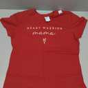 Mom of a Heart Warrior Pride Awareness T-Shirt (Red) Size Small
