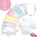 Watercolor Rubber Stamp Set Art Stencil Ink Die Cut Sets Card Making Stamper Card Kit for AdultsWomen Painting