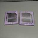 2 x DIY Lash Extension Kit 280pcs Individual Lashes Cluster D Curl Eyelash Extension Kit Lash Clusters with Lash Bond and Seal and Lash Applicator Tool (KIT,40D+50D-D-9-16MIX)