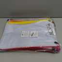 24pcs A4 Mesh Zipper Pouch Bags, Mesh Bags with Zipper Bulk, Pouches for Organization, Clear Storage Bags for Classroom, Travel, Office