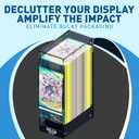 SellCCG - Modular Acrylic Booster Pack Dispenser & Display - Holds 36-Pack Booster Box - Magnetic Connection - Space-Saving, Customizable Card Dispenser for Retail, Vending & Streaming