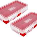 IceTopper XL Ice Cube Tray with Attached Lids - Easy Release Ice Cube Molds, 8 Large Cubes per Tray, Stackable, Microwave & Dishwasher Safe, 100% Food Grade Silicone, BPA Free & Recyclable (2 Pack)