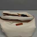 Mancro Breast Milk Cooler Travel Bag with Ice Pack, Insulated Baby Bottle Bag Fits for 6 Baby Bottles Up to 9 Ounce with Detachable Shoulder Strap, Breastmilk Cooler for Working Mom or Daycare, Beige