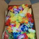 57 Pcs Summer Christmas Tree Ornaments Decorations Floral Banner Hawaiian Tassel Grass Skirt Wooden Ornaments Decorations Tropical Party Decor Sunglass Hat Tree Topper for Hawaiian Party Supplies