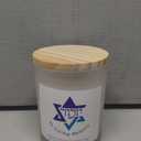 Yahrzeit Candles - Yahrzeit Memorial Candles, Memorial Bereavement Gifts for Loss of Loved One, Jewish Sympathy, Natural Soy Wax Hand Poured 7oz (White)