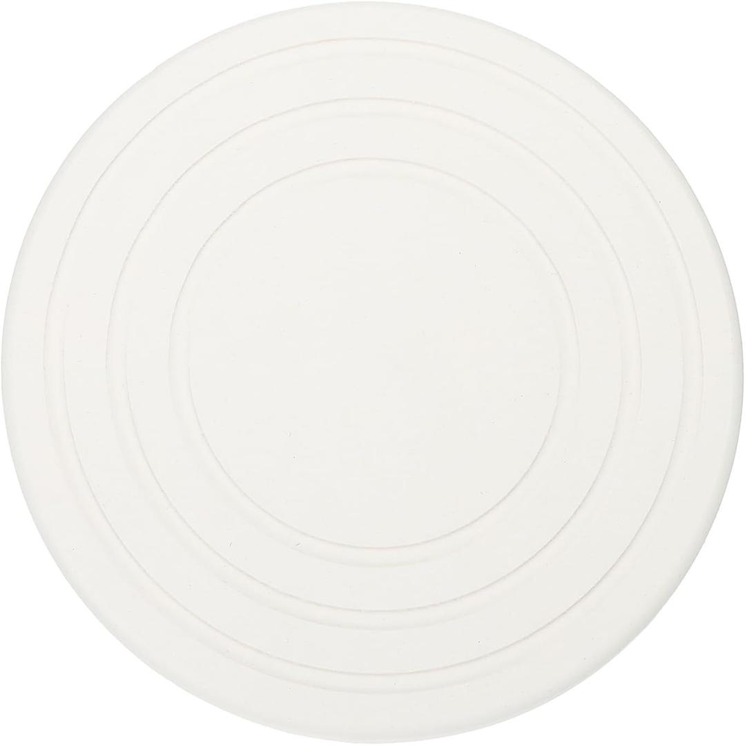 PATIKIL Diatomaceous Plant Saucers for Indoors 7inch, 1 Pack Quick Dry Plant Drip Trays for Pots Absorbent Plant Water Catcher Tray for Indoor Outdoor House Garden Plant, White