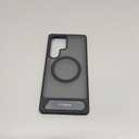 TORRAS Strong Magnetic & Seamless Stand for Samsung Galaxy S25 Ultra Case, Fit for MagSafe, Mil-Grade Drop Protection, Kickstand for Samsung Galaxy S25 Ultra Case, Translucent Back/Black Edge