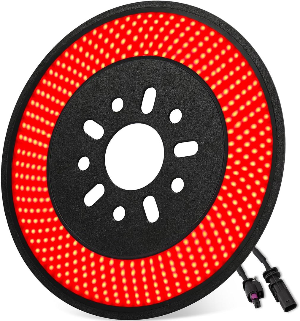 Spare Tire Brake Light for 2018-2025 Jeep Wrangler JL JLU, 405PCS LED Super Bright 3rd Third Brake Light, Plug-N-Play Wheel Lights, Rear Brake Tail Light for Jeep Wrangler JL JLU Accessories