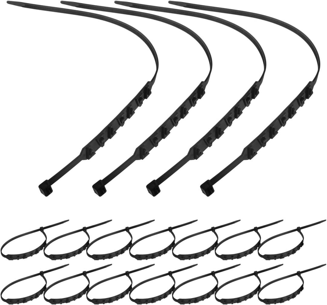 20Pcs Motorcycle Tire Snow Chains for Anti-Skid Traction on Snow and Ice Reusable Durable Cable Chains for Improved Vehicle Safety and Stability Easy Installation