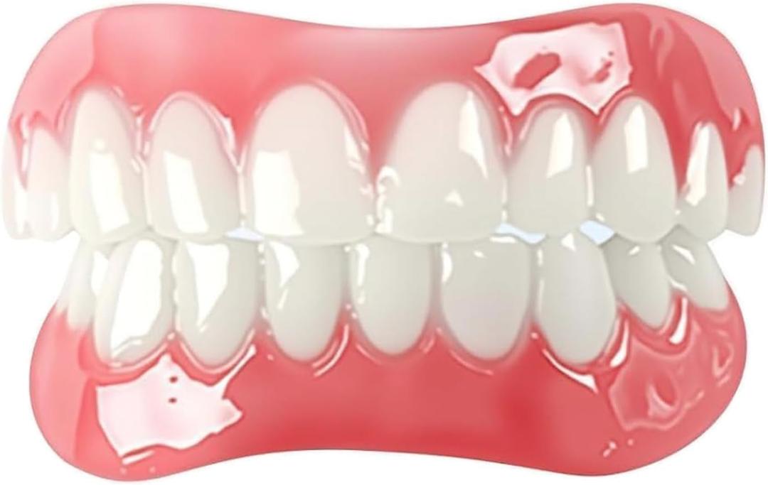 Snap on Veneers Teeth for Women and Men, Temporary Dentures False Teeth, Nature and Comfortable