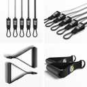 Resistance Bands Set - Premium Exercise Bands with Handles - Resistance Tubes for Men and Women - Professional Home Gym Fitness Equipment for Full Body Workout and Strength Training