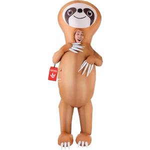 Morph Sloth Inflatable Costume Adult, Inflatable Costume Sloth, Sloth Halloween Costume, Inflatable Sloth Costume, Blow Up Sloth Costume, Inflatable Costumes Adult Funny, One Size