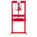 Garvee Hydraulic Press 6 T, Hydraulic Shop Press, H Frame Hydraulic Press with 2 Press Plates, Garage Floor Shop Press, Adjustable Work Table Height, Heavy Duty Press, Red