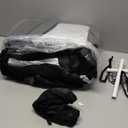 CAR PASS Premium Carbon Fiber Leather Car Seat Covers Full Set,Airbag Compatible,5mm Composite Sponge Inside,Sporty Universal Fit for SUV,Van,Sedan,Truck (Full Set,Black)