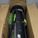 Earthwise LSW70021 21-Inch Width Leaf & Grass Push Lawn Sweeper, Black