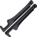 Car Seat Gap Filler 2 Soft Foam Multifunctional Side Gap Filler Filling Plug Storage Box With Hook 3in1 Gap Stopper Universal Fit Car SUV Truck(Black)