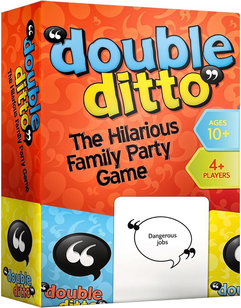 Inspiration Play Double Ditto - a Hilarious Award-Winning Family Party Game for 4-20 Players (Ages 8 and up)