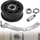 D516792 Dryer ldler Pulley Compatible with Spe-ed Queen Dryers, W/Idler Lever Bbs & Wheel D510158, 510158, TU21432, 500269, 4930957, AP6839079