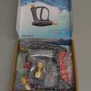 DUSICHIN Pressure Washer Short Wand High Power Spray Gun 5 Nozzle Tips Car Wash Foam Gun Foam Cannon Attachment 1/4" Quick Connector Outlet,3/8'' M22-14mm M22-15mm Fitting,Not Use with Garden Hose