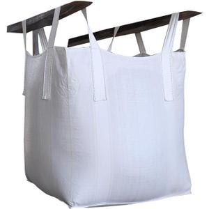 5 Pack FIBC Bulk Bag, 2 Ton Bag, 40"L x 40"W x 48"H, 4400lbs SWL, Open Top Flat Bottom, Heavy Duty Bulk for Industry Agriculture