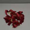 Riceshoot Velvet Bow Napkin Rings Bows with Gold Semicircle Metal Napkin Ring Velvet Bow Holder for Wine Bottles Table Settings Candlestick Wedding Valentine's Day Dinner(Claret Red,12 Pcs)