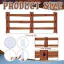 AceOrbit 6.5 Ft Fence Cardboard Cutout Life-Size Western Party Decoration Cowboy Cowgirl Backdrop Photo Props for Horse Racing Theme Party Derby Day Supply Decor