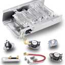 LER4634JT0 LER3624EQ0 LER4634EQ0 WED5100VQ0 WED4800XQ3 WED5300VW0 LER8858EQ1 LER4634EQ2 Dryer Heating Element With Thermostat For Whirlpool LER3624EQ1 LER7646EQ2 LER4634PQ0 LER4634JQ1 LER5620KQ1