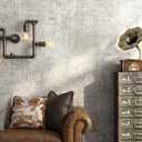 FunStick 24"x200" Industrial Grey Concrete Peel and Stick Wallpaper for Bedroom Kitchen Living Room Accent Wall Self Adhesive Vinyl Cement Wallpaper Gray Contact Paper for Walls Countertops Waterproof