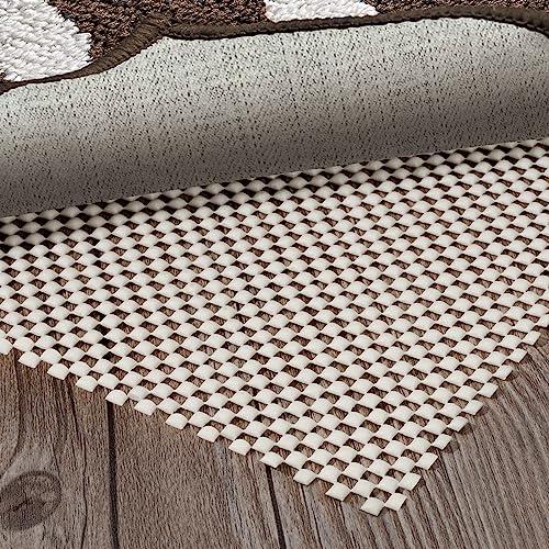 Non Slip Rug Pad Rug Gripper for Hardwood Floors, Extra Thick Non Slip Mat Under Carpet (24x48)