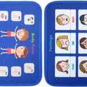 Toddler Busy Board Montessori Toys for 1 2 3 4 Year Old, Sensory Board Educational Activities for Learning Fine Motor Skills, Gifts for Girls Boys, Travel Toys for Airplane Car