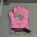 KITCHEN PERFECTION Silicone Smoker Oven Gloves -Extreme Heat Resistant BBQ Gloves-Handle Hot Food Right on Your Grill Fryer & Pit|Waterproof Grilling Cooking Baking Mitts|Superior Value Set+3 Bonuses (One Size Fits Most, Pink)