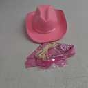 SeptCity Toddler Cowboy Hat and Blue Bandana for Age 2-5, Baby Infant Gift for Halloween Birthday Western Parties