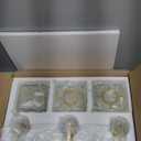 Aixialin Modern Crystal Bathroom Lights Fixtures Black Gold 3-Lights Bathroom Vanity Lights Over Mirror Brass Vanity Lighting Fixtures Crystal Wall Lighting with Polished Gold Finish