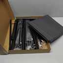 Shoe Rack 4 Tier Long Storage Organizer Wide Metal Shoe Shelf for Closet Entryway Black