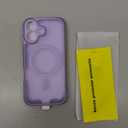 FNTCASE for iPhone 17 Case: [Compatible with Magsafe] Translucent Matte Cases with [Full Camera Protection] [Screen Protector] Military Grade Shockproof Protective Phone Cover - Light Purple (iPhone 17(6.3 inch))