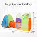 Alvantor Kids Tent Play Tent Fun Toss It Game Zone 3-in-1 Pop Up Play Tunnel Indoor Outdoor Great Game & Toy Gift for Children (Include 4 Balls)