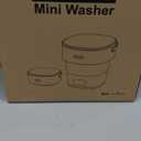 Portable Washing Machine, Underwear Washing Machines, Foldable Washing Machine with Capacity of 15L,Deeply Clean Underwear for Apartments, Camping, Traveling