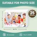 25 Pack Self-Sealing Laminating Pouches 4x6 Inch,10 Mil Thick Double-Sided Self Adhesive Lamination Pouches,Waterproof Photo Laminating Sheets No Laminator Machine Need