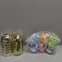 Gralima 6 Pack Jumbo 4" Golden Easter Eggs Fillers with Popping Eyes Fidget Toys, Easter Basket Stuffers Stress Relief Toys for Kids, Easter Eggs Hunt Party Favors Classroom Prizes