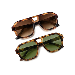 livho Trendy Polarized Aviator Sunglasses Women Men, Retro Sun Glasses for Women Men 2025, Oversized UV Protection Shades