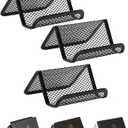 Mr. Pen- Metal Mesh , 3 Pack, Black, Card Holder for Desk Business Cards, Desk Card Holder for Office, Business Card Stand